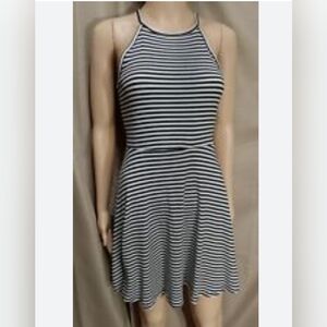 Mossimo Dress, Black and White Stripes.  Size Medium